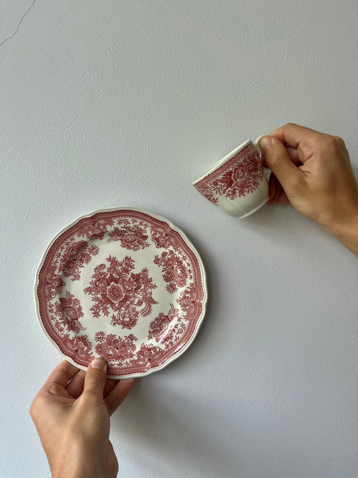 Vintage Tableware Red