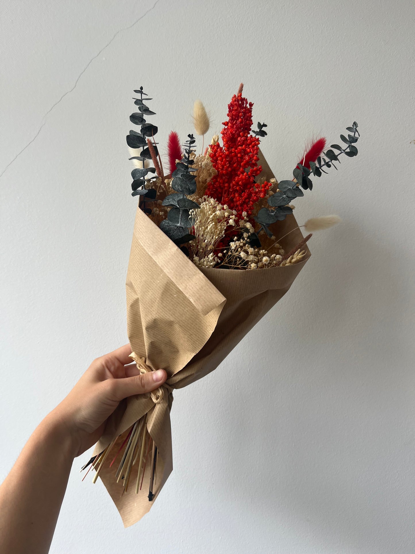 Personalisierter Trockenblumenstrauß